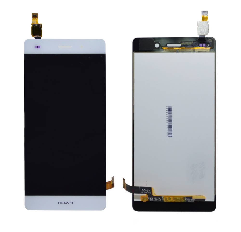 Γνήσια Οθόνη & Μηχανισμός Αφής Huawei Ascend P8 Lite Λευκό χωρίς Πλαίσιο