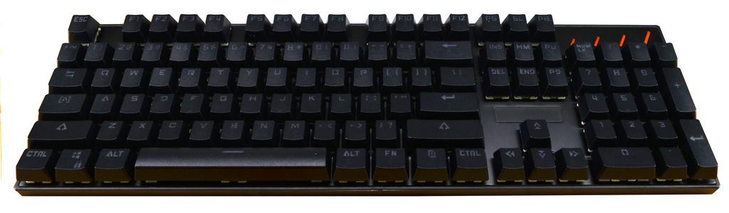 Πληκτρολόγιο Ενσύρματο Μηχανικό Mobilis με Μαύρα Πλαστικά Εξωτερικά Πλήκτρα. Μαύρο