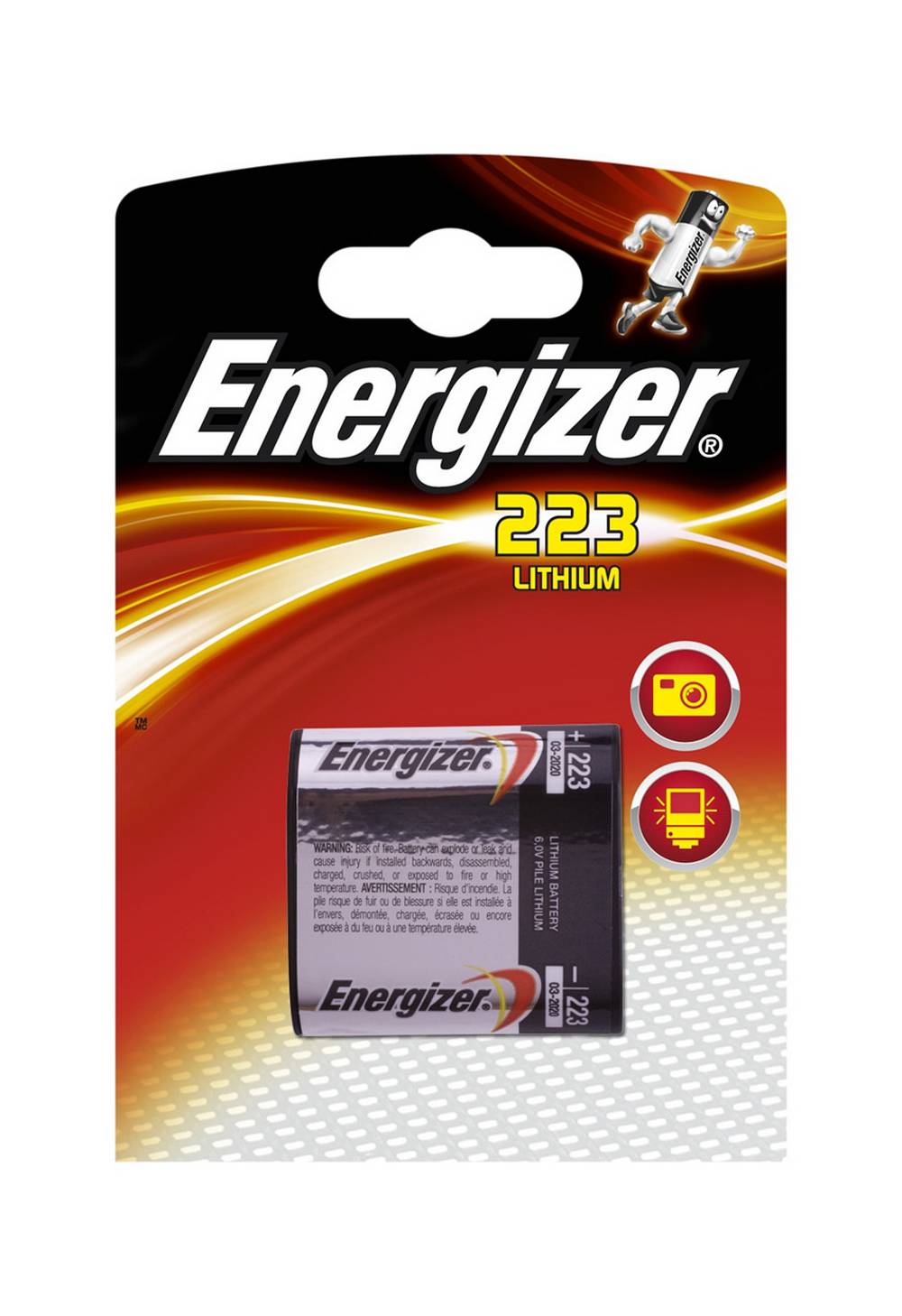 Μπαταρία Lithium Energizer 223 6V Τεμ. 1