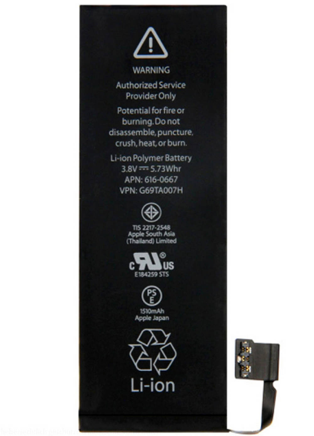 Μπαταρία για Apple iPhone 5C Bulk