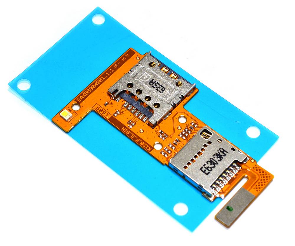 Επαφές Κάρτας Sim LG K4 4G K120E με Αναγνώστη Κάρτας Μνήμης Original EBR81968201