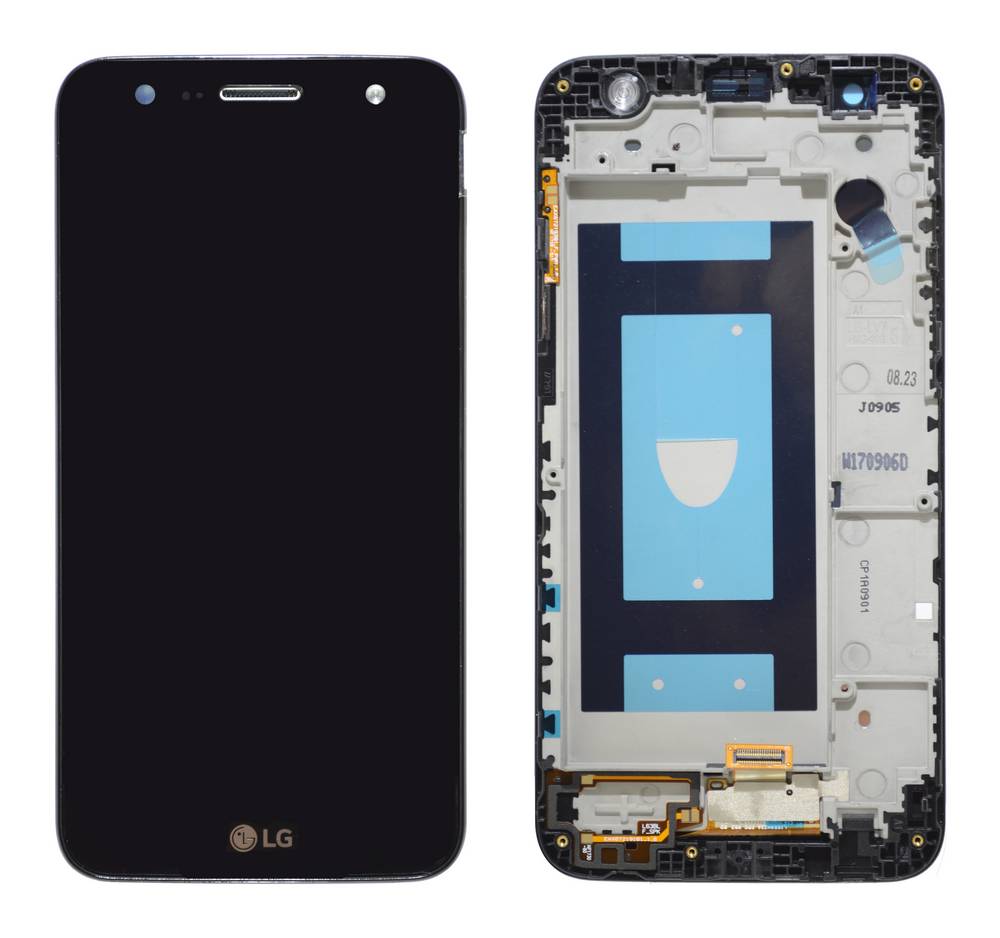 Γνήσια Οθόνη & Μηχανισμός Αφής LG X Power 2 M320N Black Titan ACQ89631801