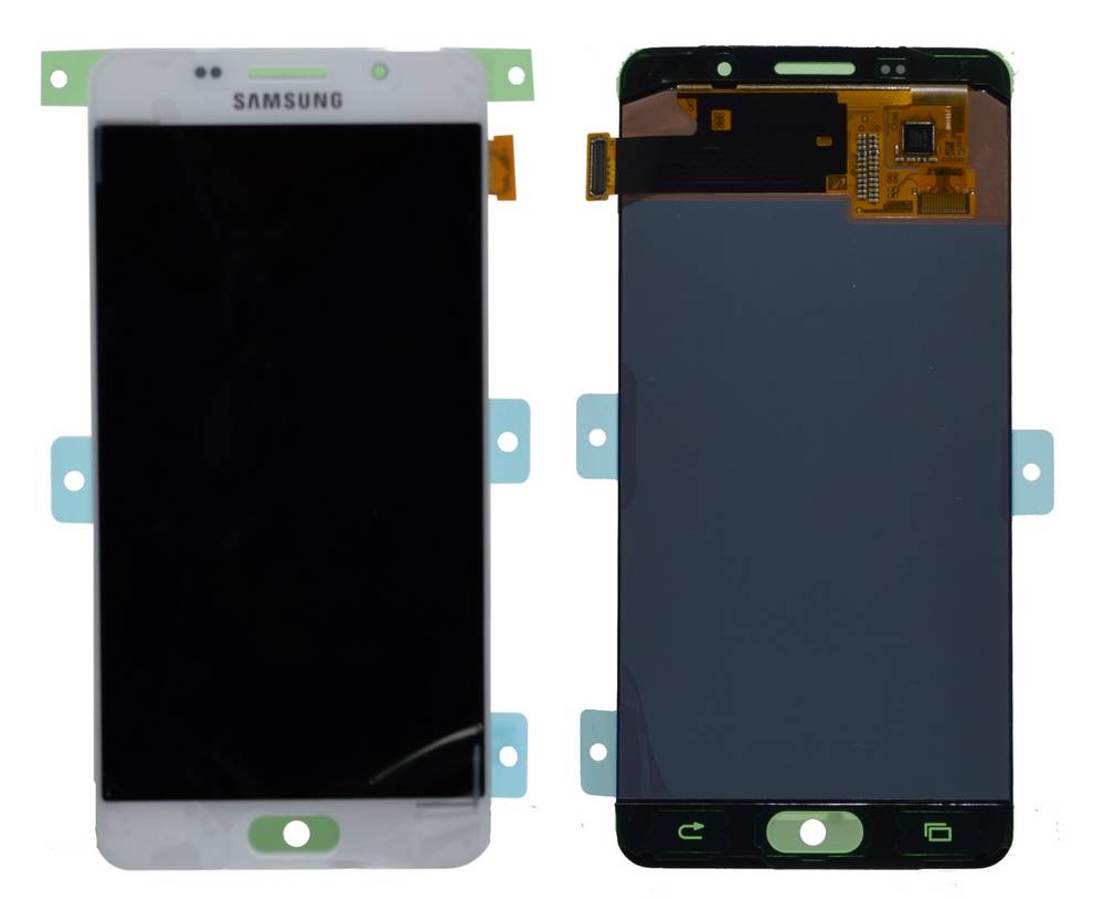 Γνήσια Οθόνη & Μηχανισμός Αφής Samsung SM-A510F Galaxy A5 (2016) Λευκό GH97-18250A