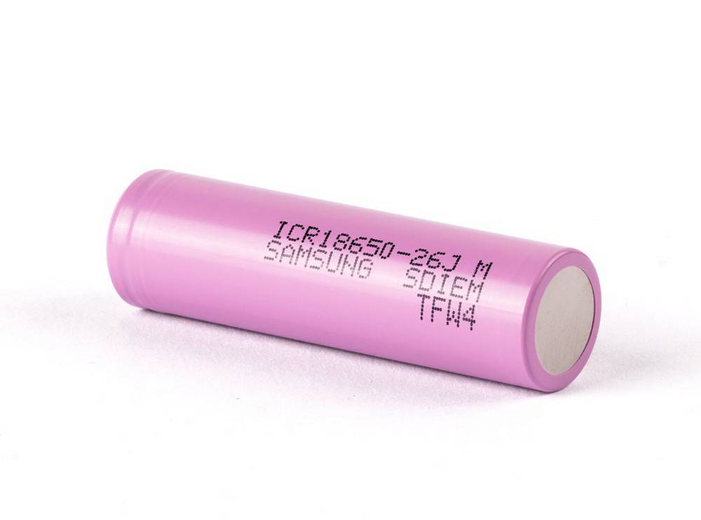 Επαναφορτιζόμενη Μπαταρία Βιομηχανικού Τύπου Samsung 18650 ICR18650-26JM Li-ion 3.7V 2600mAh