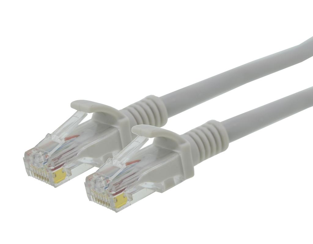 Καλώδιο Δικτύου Jasper Cat 6 UTP 0.5m Γκρί Patch Cord