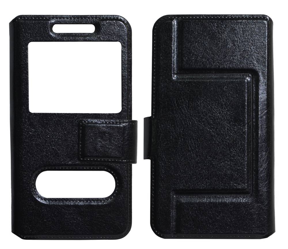 Θήκη Book S-View Ancus Stick it Universal για Smartphone 3.5" - 4.0" Μαύρη