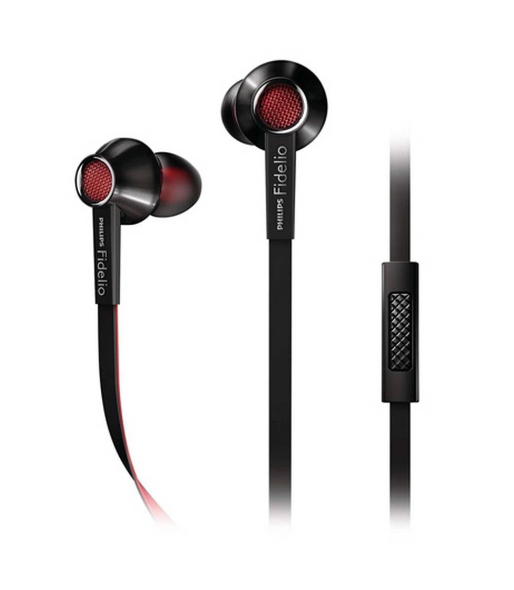 Ακουστικά Stereo Philips Fidelio S1 Μαύρα - Κόκκινα