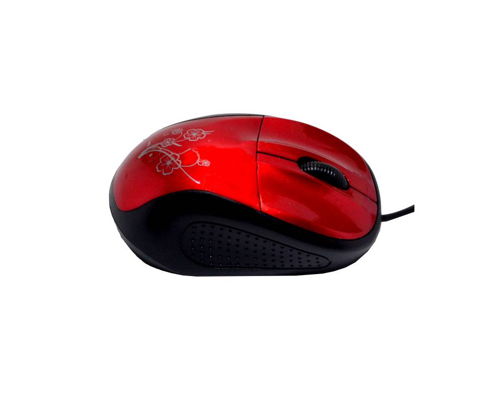 Ενσύρματο Ποντίκι Mobilis 1330 με 3 Πλήκτρα και 1200 DPI Κόκκινο