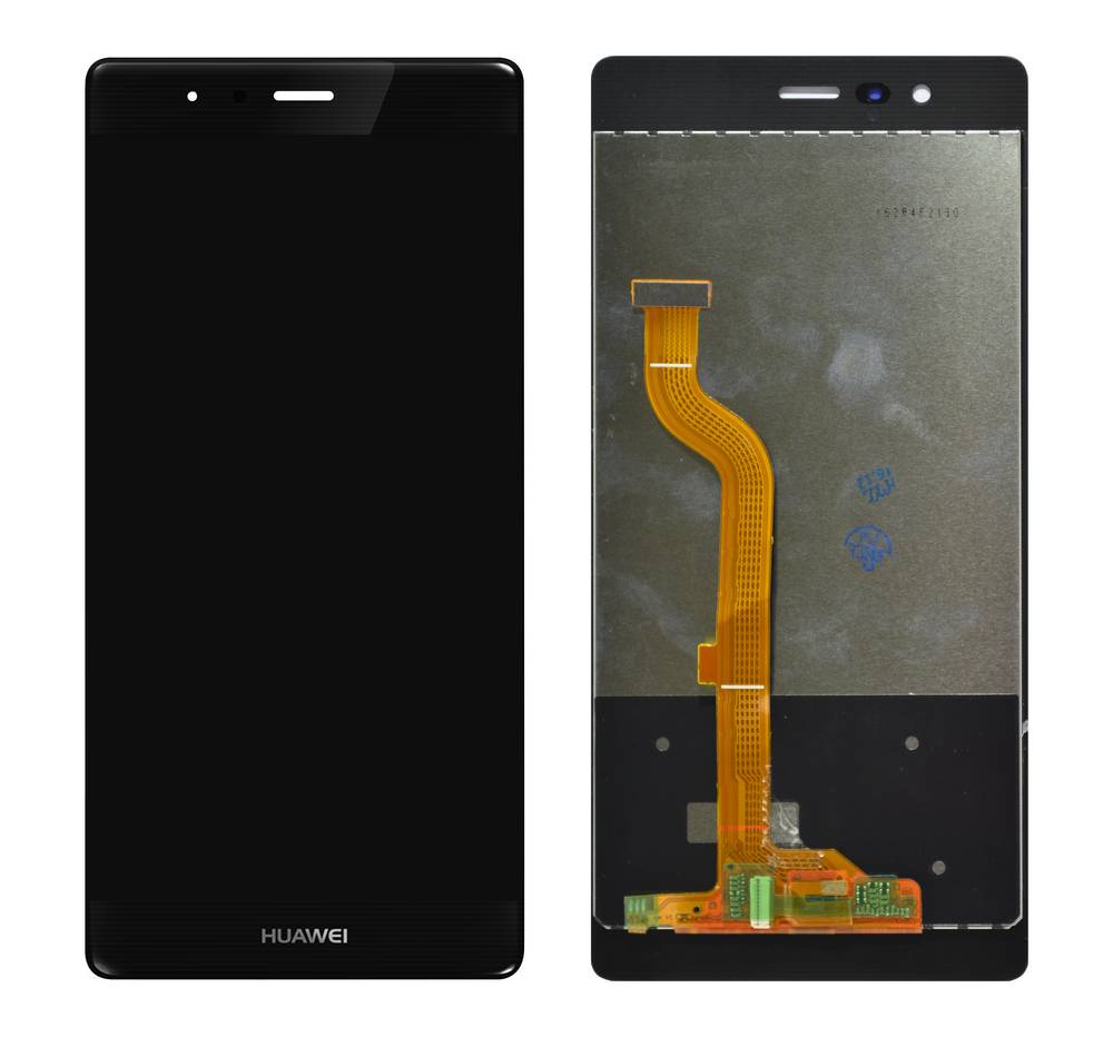 Γνήσια Οθόνη & Μηχανισμός Αφής Huawei P9 Μαύρο χωρίς Πλαίσιο GM515002-04