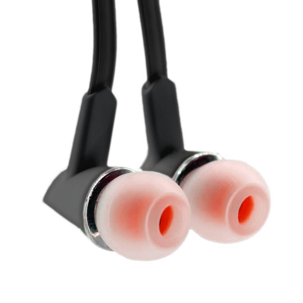 Hands Free Ancus Dynamic in-Earbud Stereo 3.5 mm Μαύρο με Διακόπτη Αλλαγής Πολικότητας, Καλώδιο Πλακέ, Πλήκτρο Απάντησης και Έντασης