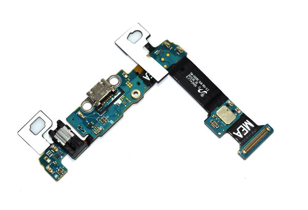 Καλώδιο Πλακέ Samsung SM-G928F Galaxy S6 Edge+ REV0.2 με Επαφή Φόρτ, Μικρόφ, Πλήκ Αφής και Κεντ Πλήκ