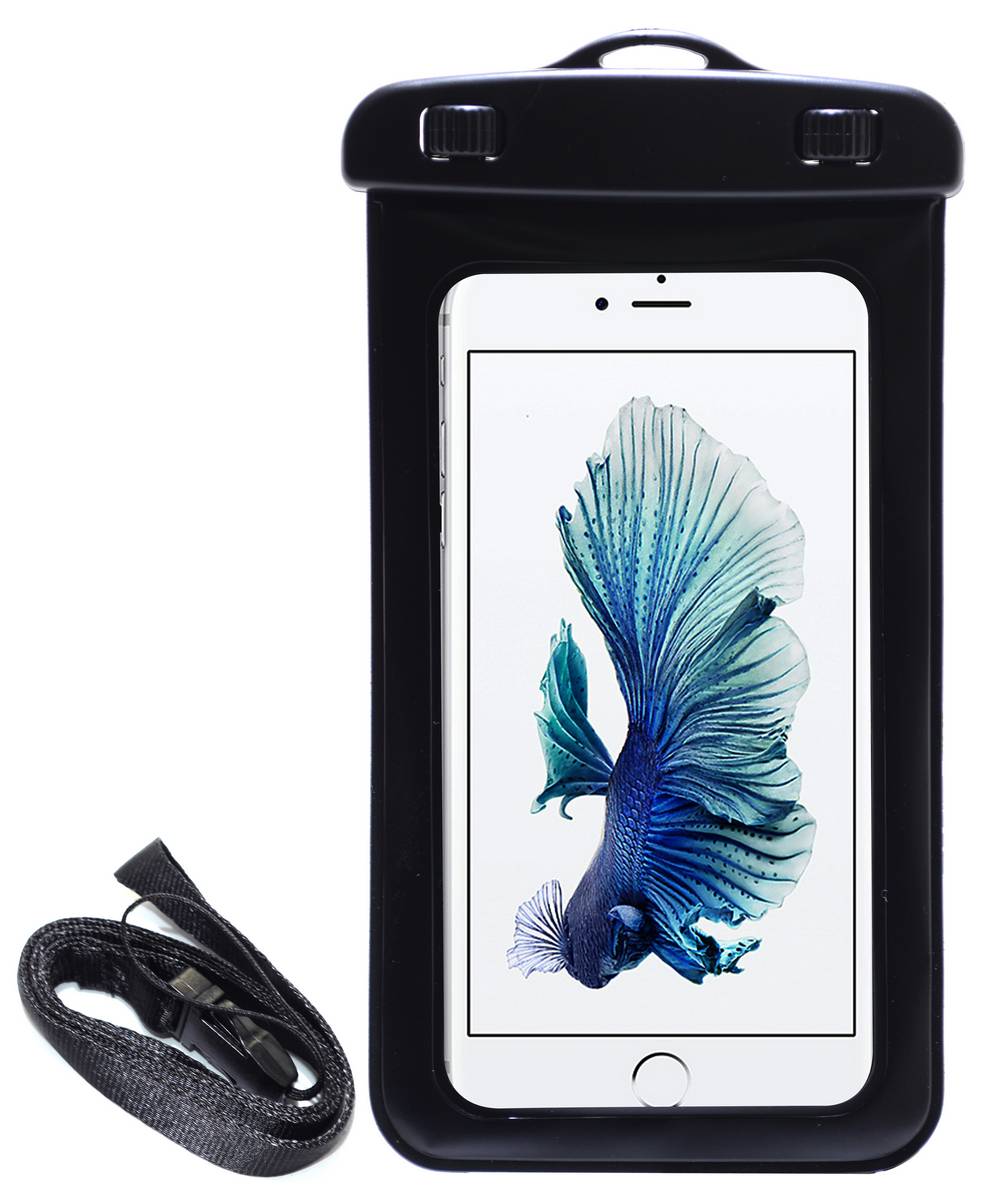 Θήκη Αδιάβροχη Ancus για iPhone 6 Plus/Note 4/Note 5 και Ηλεκτρονικών Συσκευών Μαύρη