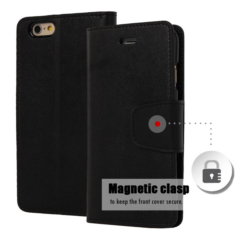 Θήκη Book Goospery Sonata Diary Case για Apple iPhone 6/6S Μαύρη by Mercury
