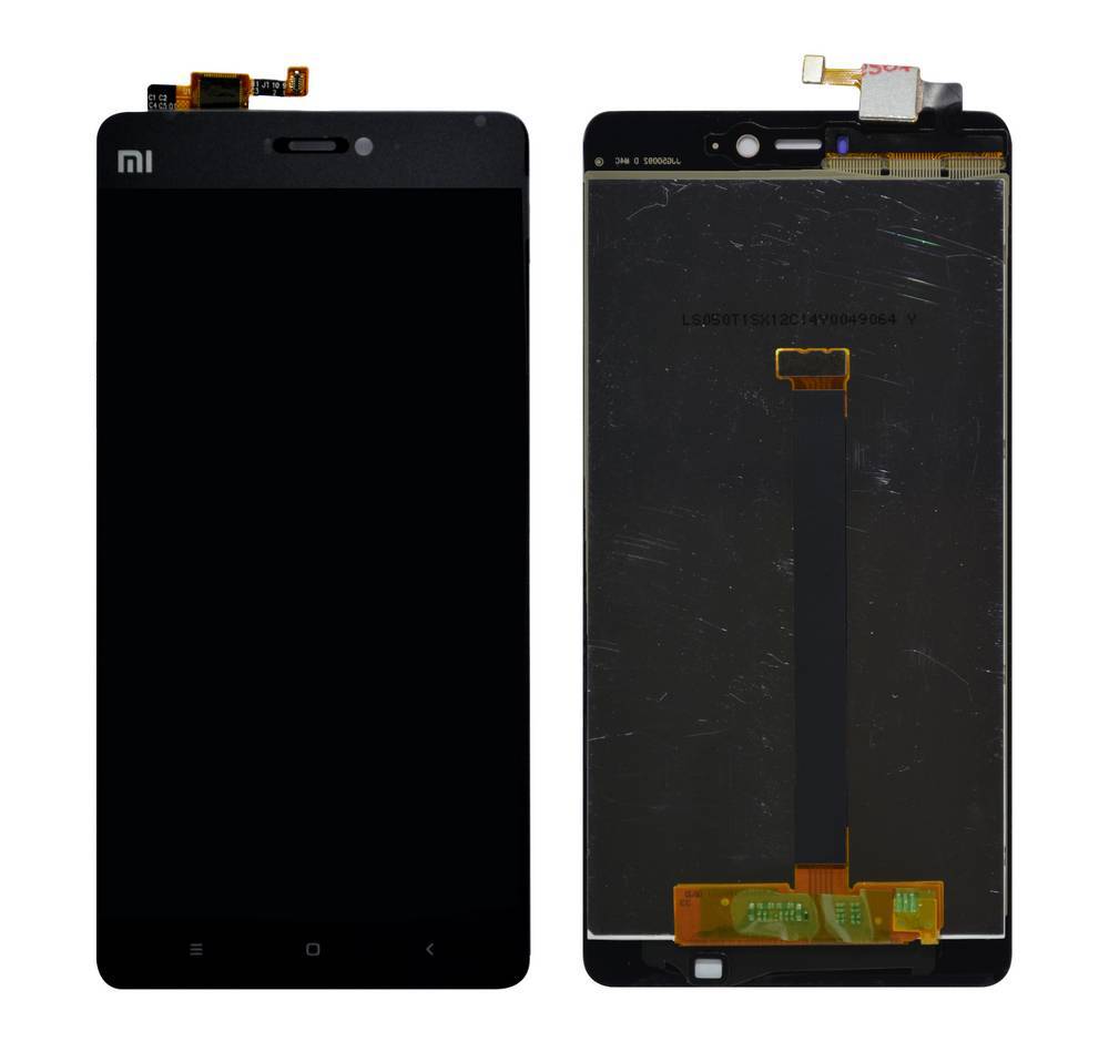 Γνήσια Οθόνη & Μηχανισμός Αφής Xiaomi Mi 4S Μαύρο χωρίς Πλαίσιο (Διάσταση:135mm)
