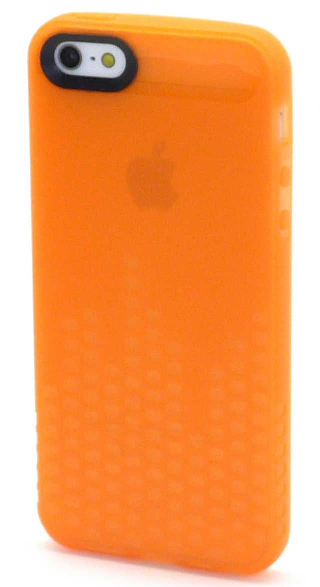 Θήκη Σιλικόνης Ancus για Apple iPhone SE/5/5S Glow Πορτοκαλί