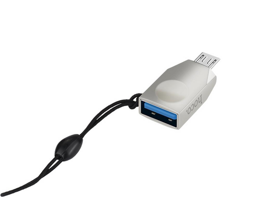 Αντάπτορας OTG Hoco UA10 Micro USB σε USB 3.0 Θηλυκό. Ασημί
