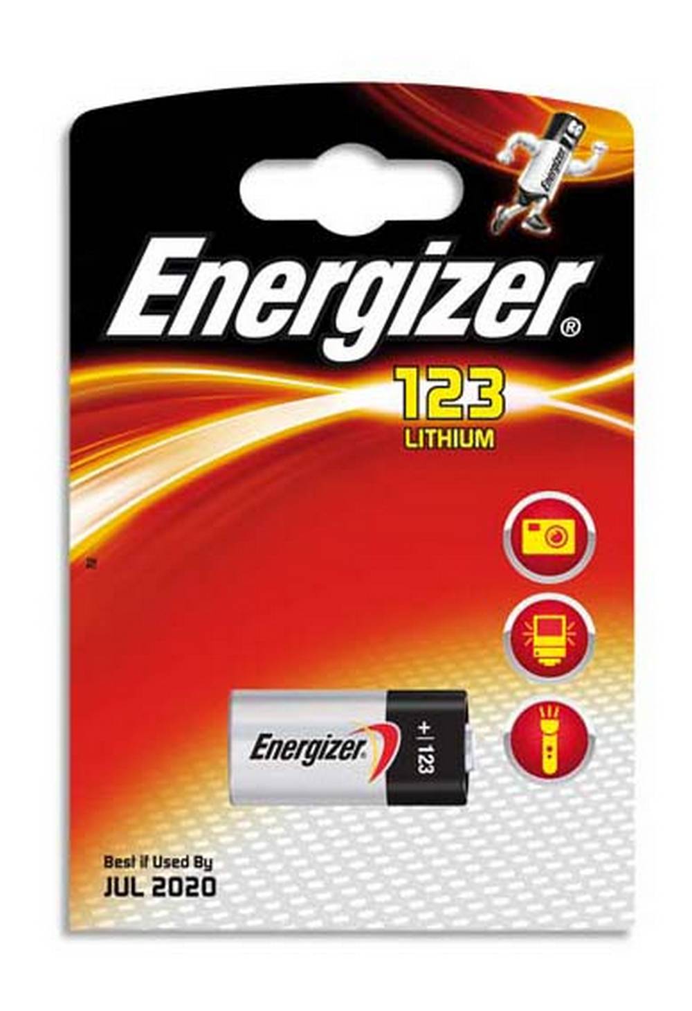Μπαταρία Lithium Energizer CR123 3V Τεμ. 1