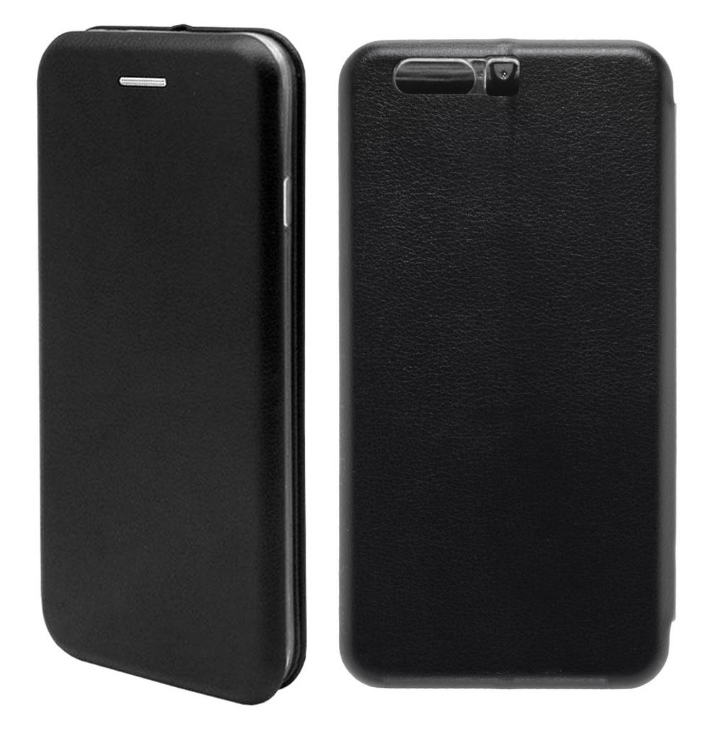 Θήκη Book Ancus Magnetic Curve για Huawei P10 Plus TPU Μαύρη