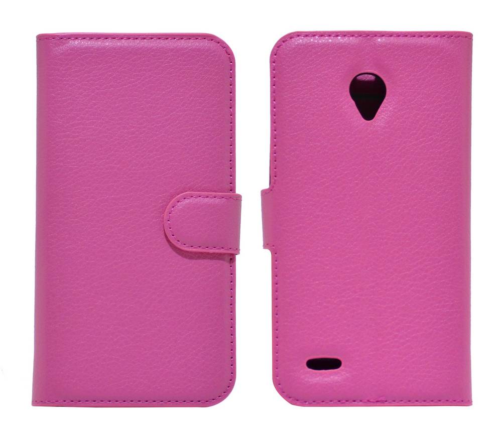 Θήκη Book Ancus Teneo για Vodafone Smart Prime 6 VF895N TPU Φούξια