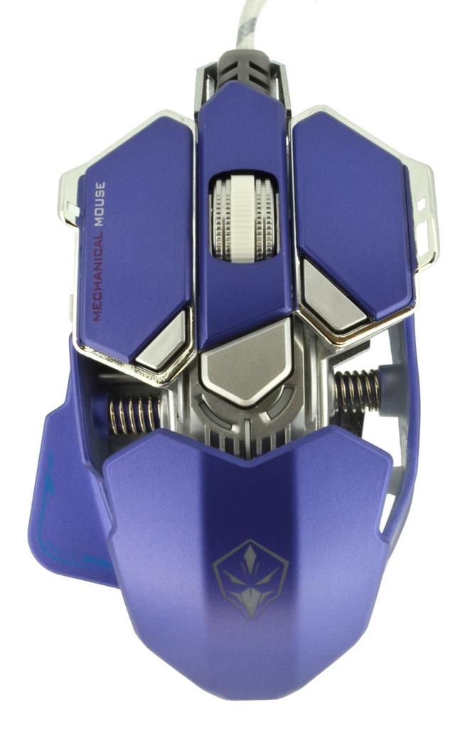 Ενσύρματο Ποντίκι Mechanical Gaming Mouse Luom G10 Led με 10 Πλήκτρα και 4000 DPI Μπλε