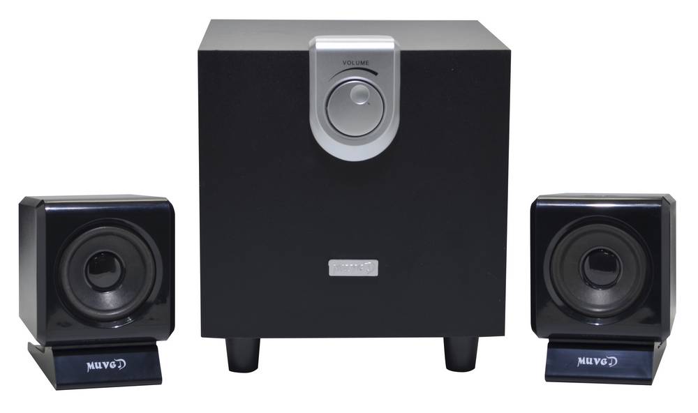 Ηχείο Stereo Muvgd EM-6204 2.1 4Wx2+8W RMS Μαύρο με Τροφοδοσία Πρίζας 11x8.5x9cm