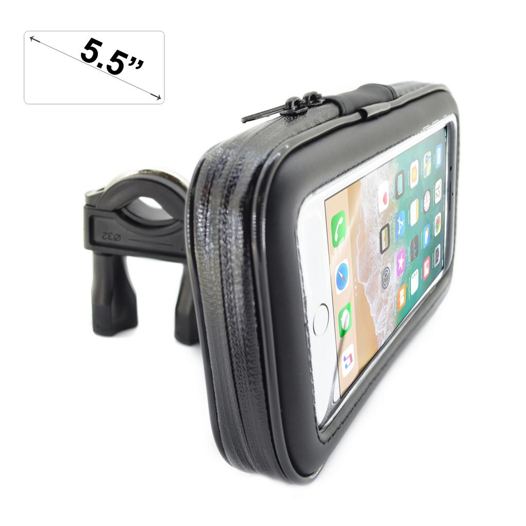 Βάση Στήριξης Ποδηλάτου με Θήκη Ancus Universal Large για Smartphone έως 5,5'' Ίντσες