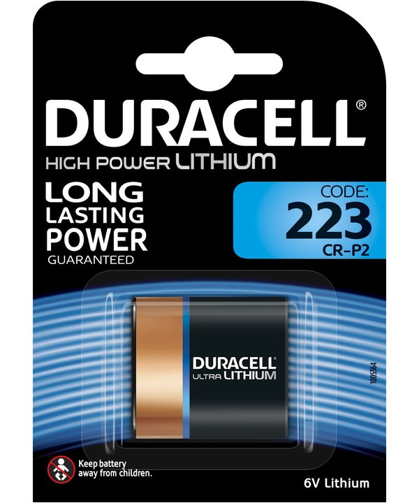 Μπαταρία Lithium Ultra Photo Duracell CR-P2 6V DL223/EL223AP Τεμ. 1