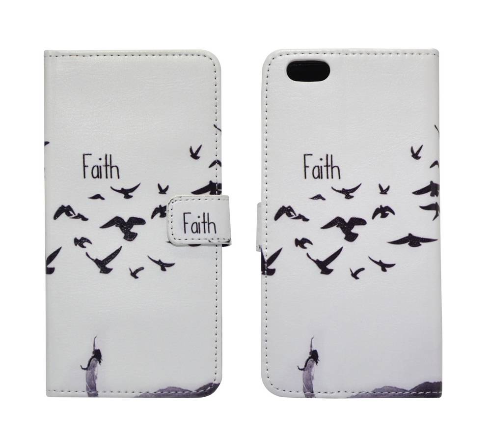 Θήκη Book Ancus Art Collection για Apple iPhone 6 Plus/6S Plus Faith