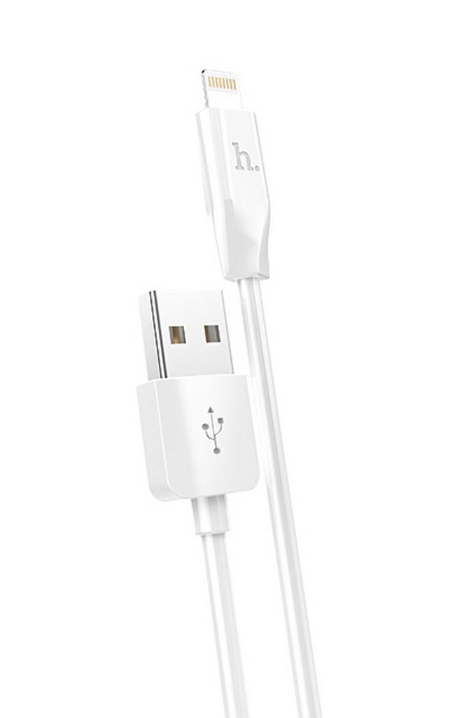 Καλώδιο σύνδεσης Hoco X1 USB σε Lightning Fast Charging Λευκό 2m