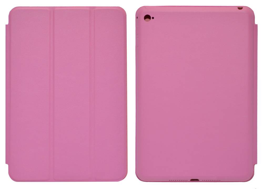 Θήκη Smart Ancus για Apple iPad Mini 4 με Πίσω Κάλυμμα Ρόζ Δερματίνη