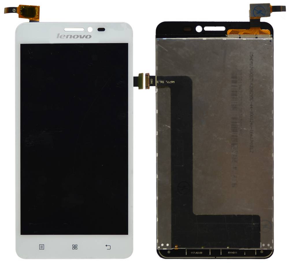 Γνήσια Οθόνη & Μηχανισμός Αφής Lenovo S850 Λευκό