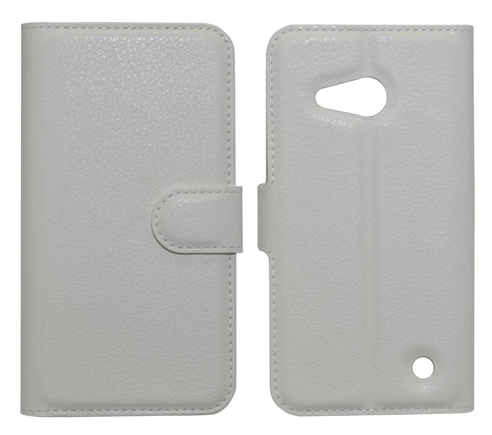 Θήκη Book Ancus Teneo για Microsoft Lumia 550 TPU Λευκή