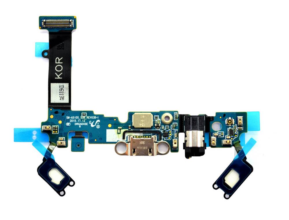 Επαφή Φόρτισης Samsung SM-A510F Galaxy A5 (2016) με Καλώδιο Πλακέ, Επαφή Ακουστικών και Κεντρικό Πλήκτρο Original Swap