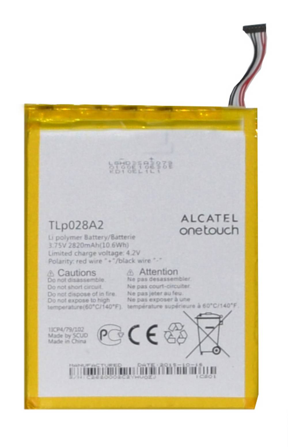 Μπαταρία Alcatel TLp028A2 για One Touch Pixi 3 7" Original Bulk