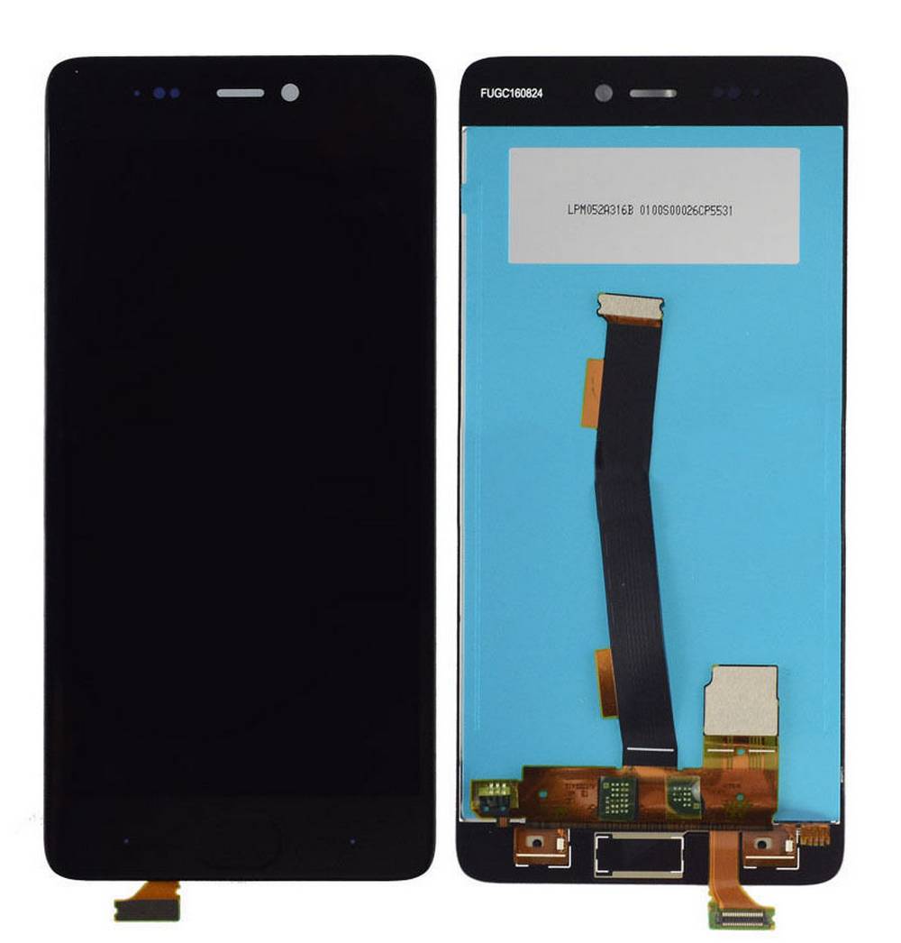 Οθόνη & Μηχανισμός Αφής Xiaomi Mi 5s Μαύρο (Διάσταση:143mm)