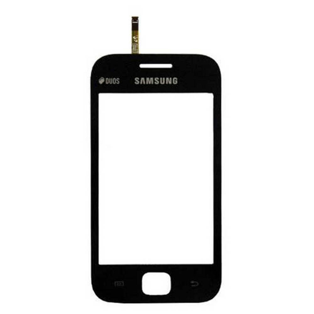 Μηχανισμός Αφής Samsung S6802 Galaxy Ace Duos Μαύρο με Κόλλα Original GH59-12322A