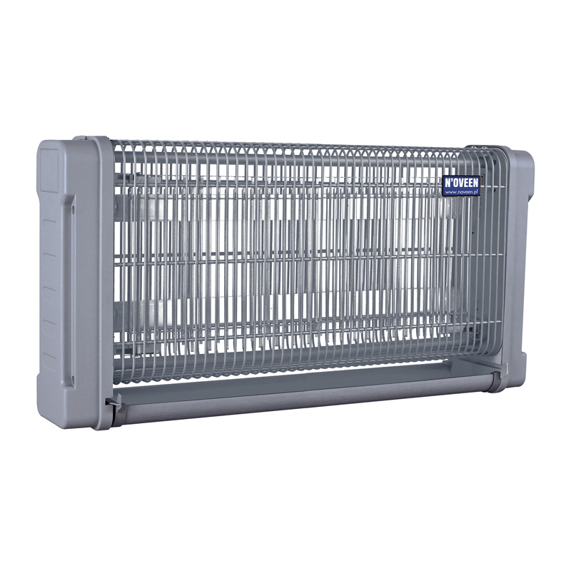 Ηλεκτρική Παγίδα Εντόμων N'OVEEN IKN-30 με 2 Λαμπτήρες UVA 15W. Γκρι