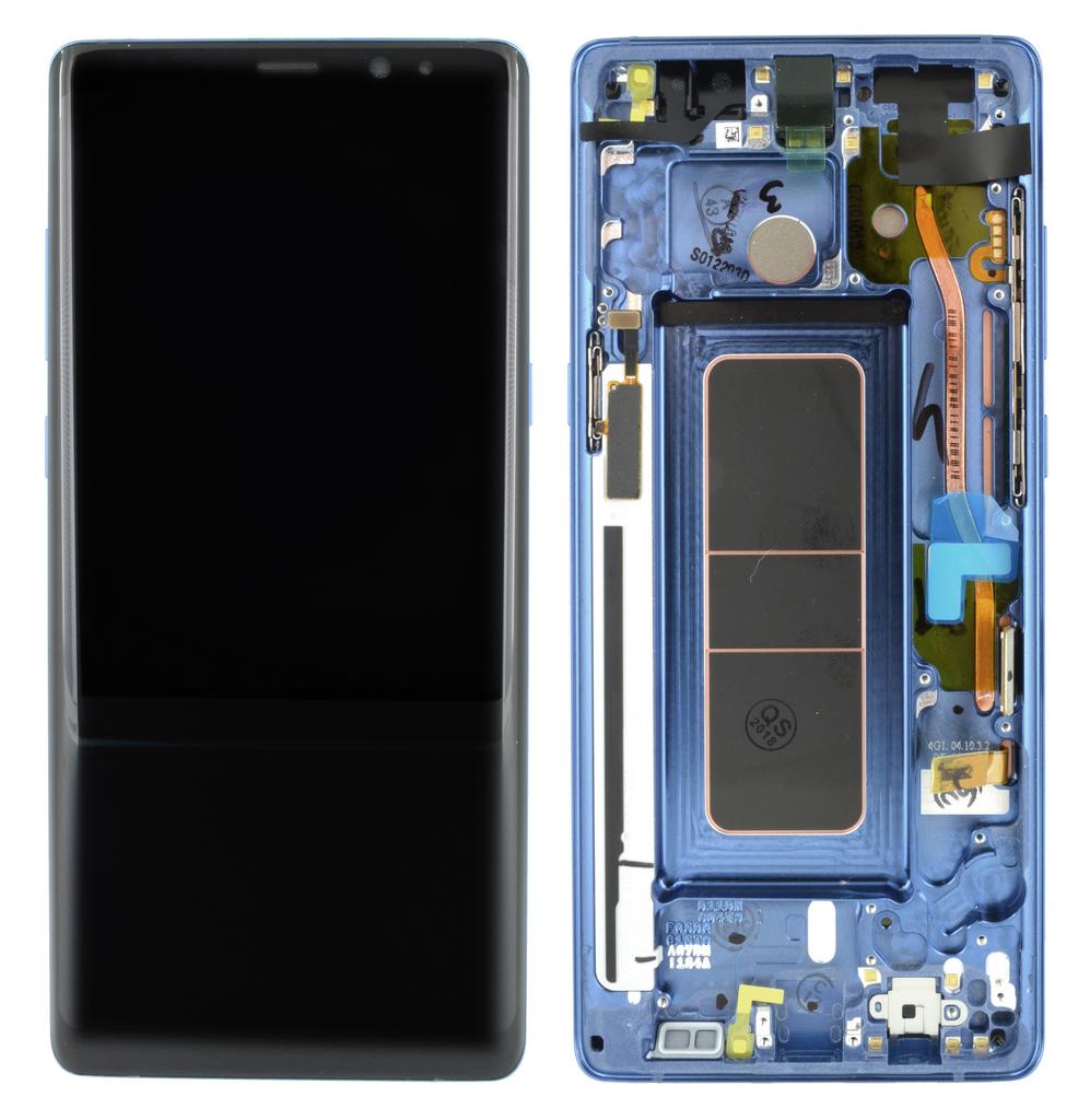 Γνήσια Οθόνη & Μηχανισμός Αφής Samsung SM-N950F Galaxy Note 8 Μπλε GH97-21065B