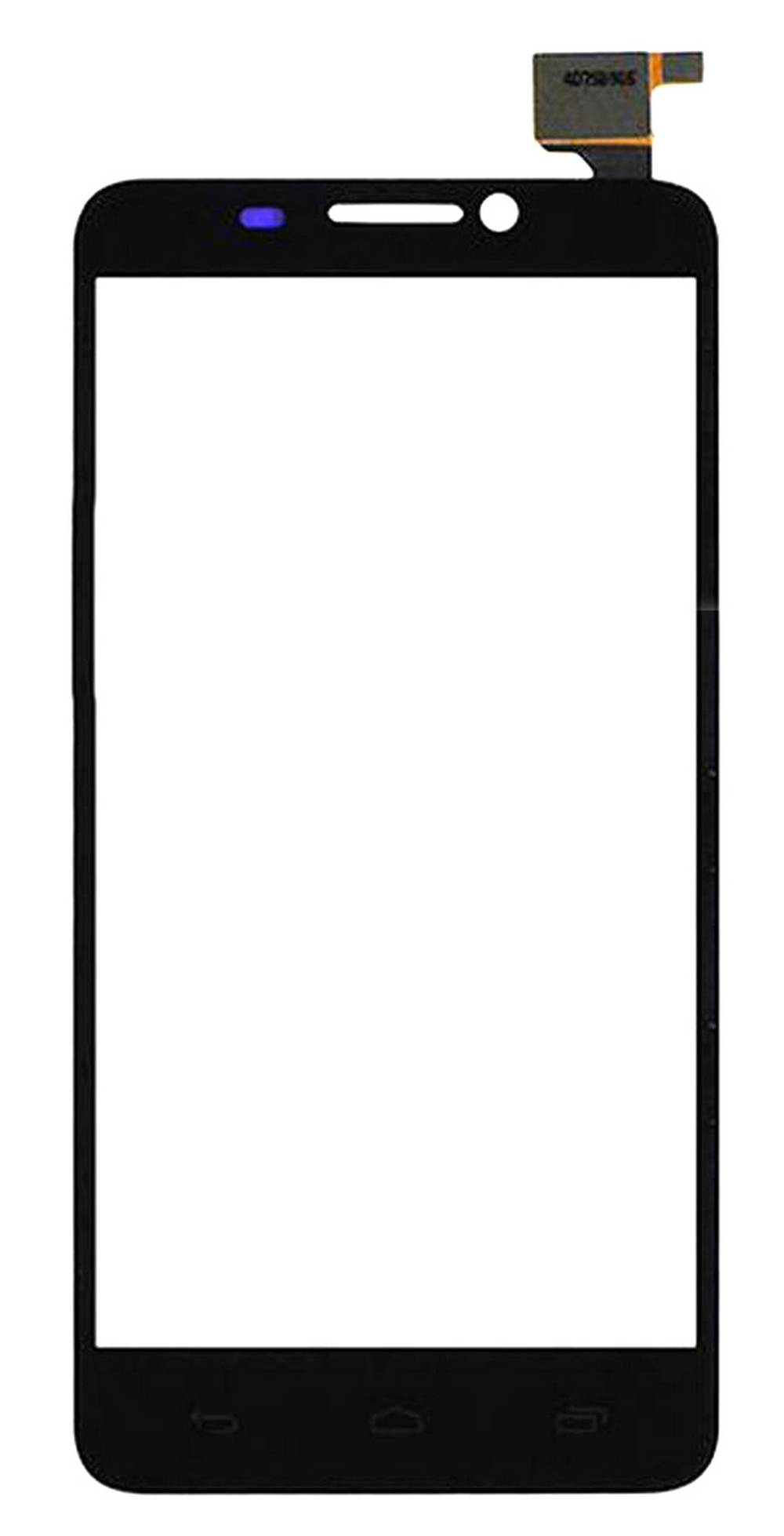 Μηχανισμός Αφής Alcatel One Touch Idol S OT-6034 χωρίς Κόλλα Μαύρο OEM Type A