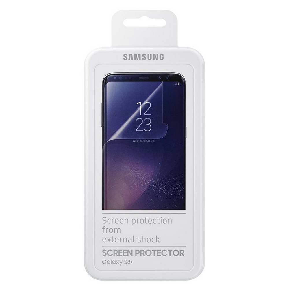Screen Protector Samsung ET-FG955CTEGWW για SM-G955F Galaxy S8+ Curved Full Face (2 Τεμάχια)