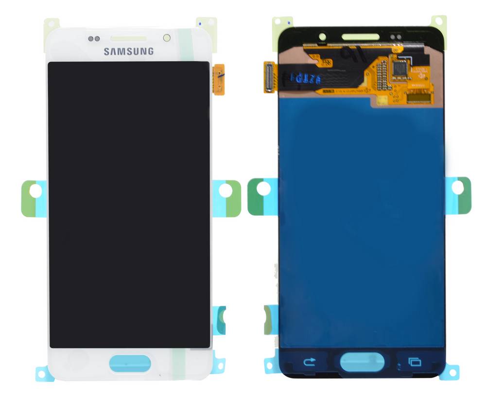 Γνήσια Οθόνη & Μηχανισμός Αφής Samsung SM-A310F Galaxy A3 (2016) Λευκό GH97-18249A