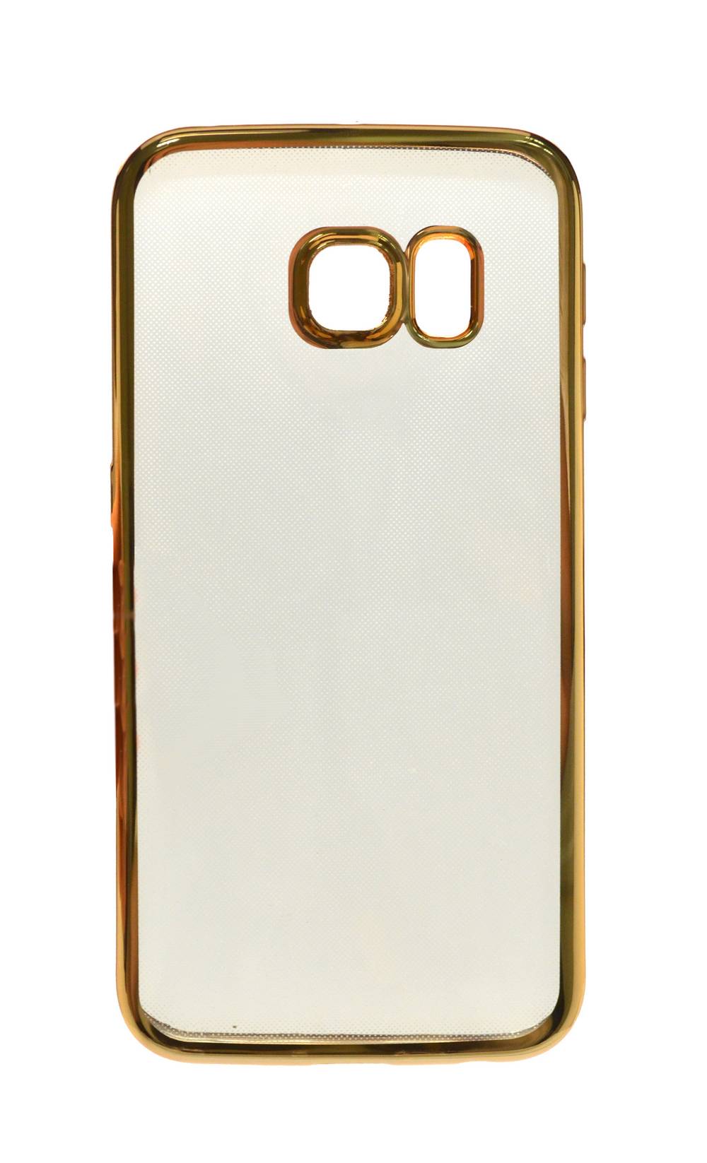 Θήκη Electroplating TPU Ancus για Samsung SM-G925F Galaxy S6 Edge Χρυσαφί - Διάφανη