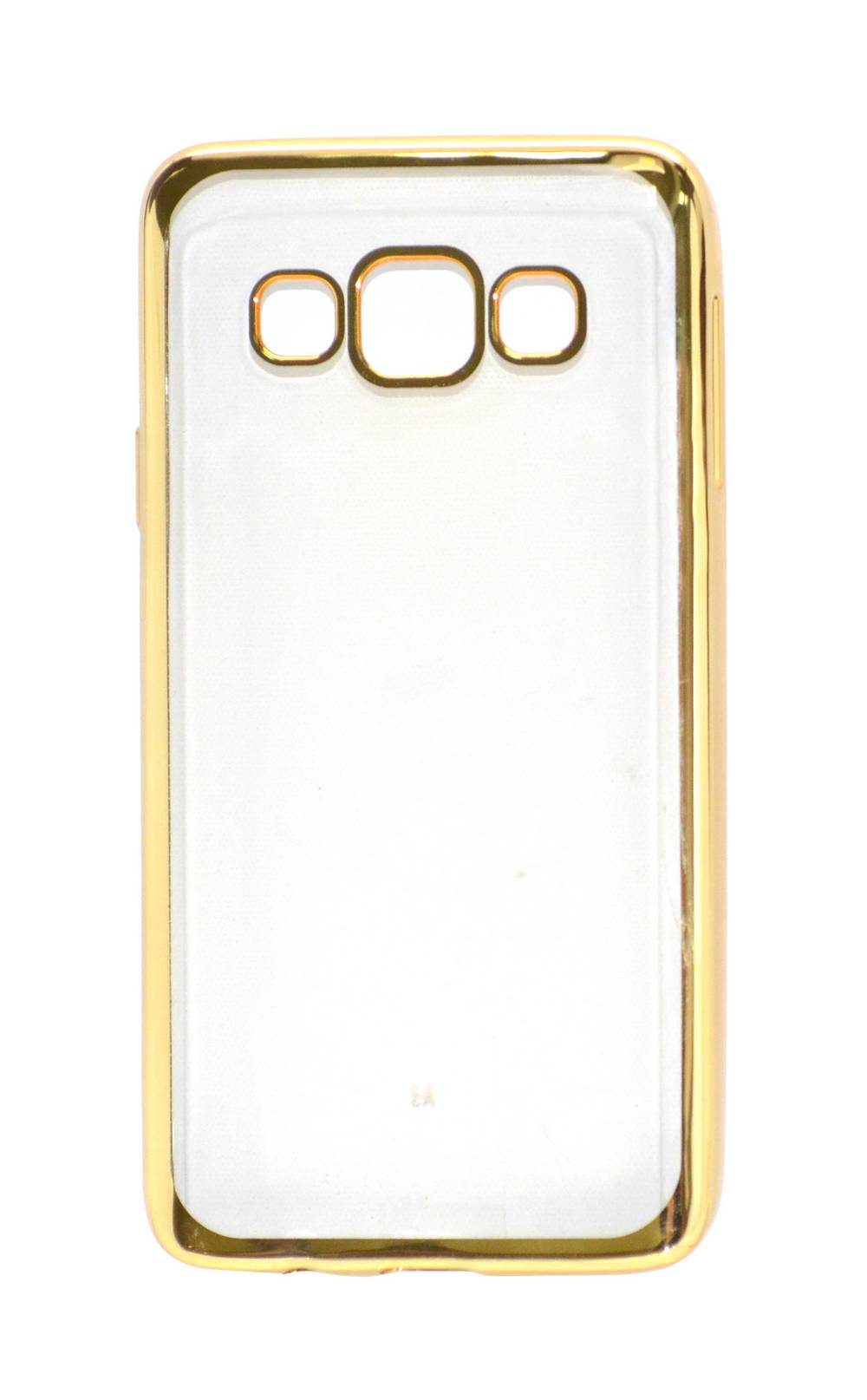 Θήκη Electroplating TPU Ancus για Samsung SM-A300F Galaxy A3 Χρυσαφί - Διάφανη