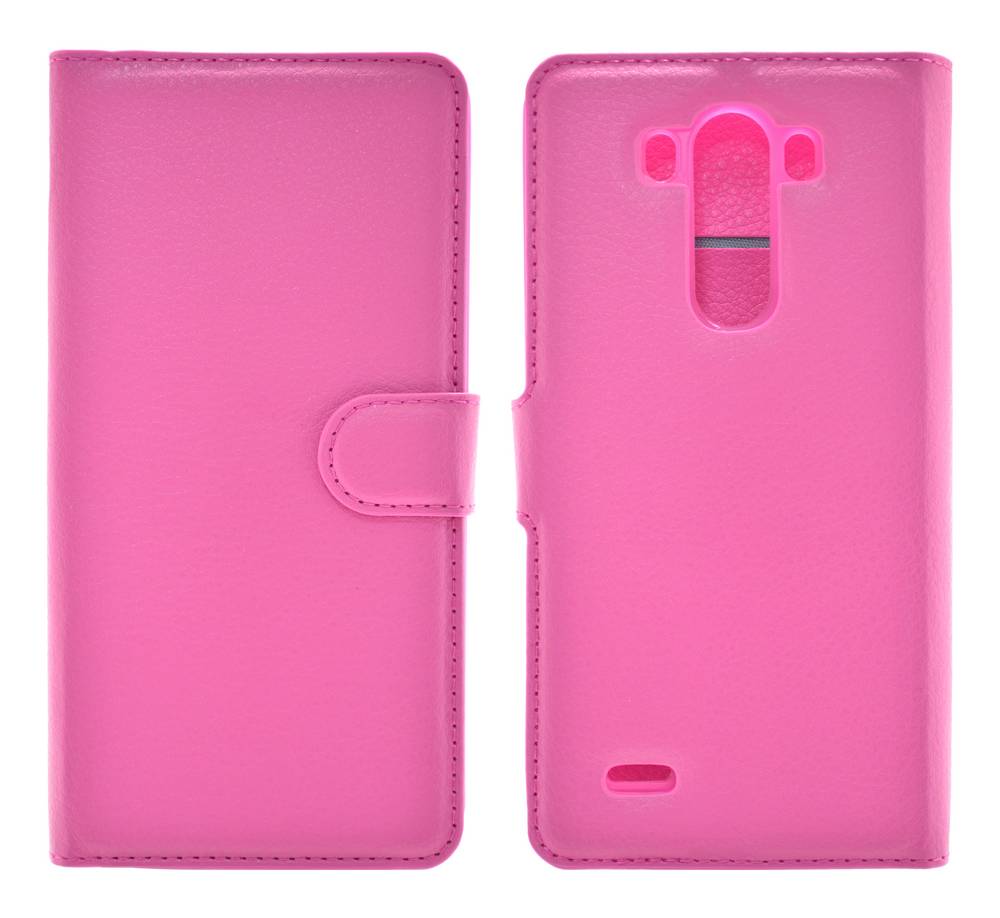 Θήκη Book Ancus Teneo για LG G3 D855 TPU Φούξια