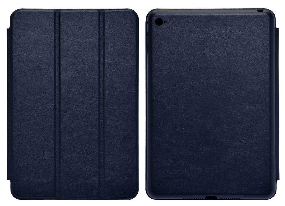 Θήκη Smart Ancus για Apple iPad Mini 4 με Πίσω Κάλυμμα Μπλέ Δερματίνη