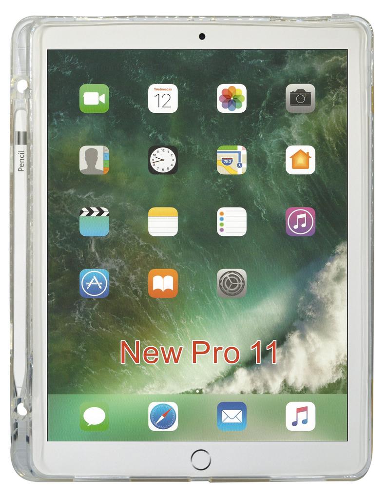 Θήκη TPU Ancus για Apple iPad 11 με Βάση για Πενάκι Διάφανη