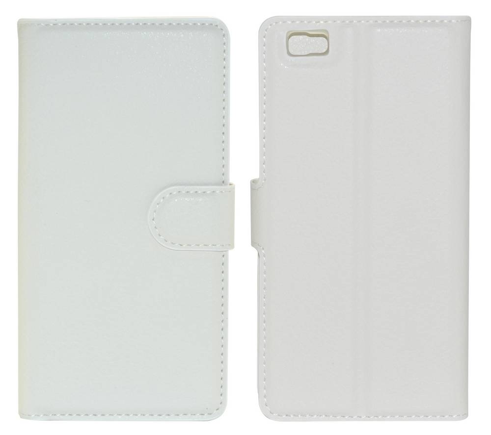 Θήκη Book Ancus Teneo για Huawei Ascend P8 Lite TPU Λευκή