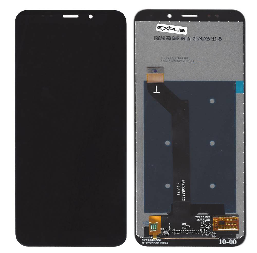 Οθόνη & Μηχανισμός Αφής Xiaomi Redmi 5 Plus Μαύρο (Διάσταση:155mm) OEM Type A+