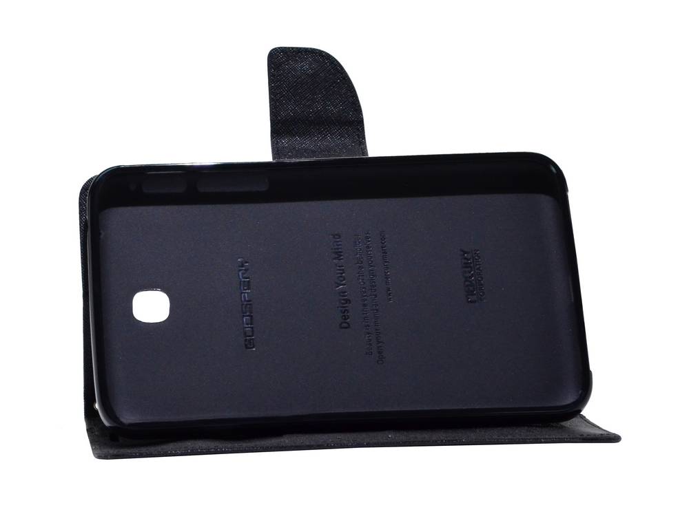 Θήκη Book Goospery Fancy Diary για Samsung Galaxy Tab 3 7.0 SM-T211/SM-T210 Μαύρη by Mercury