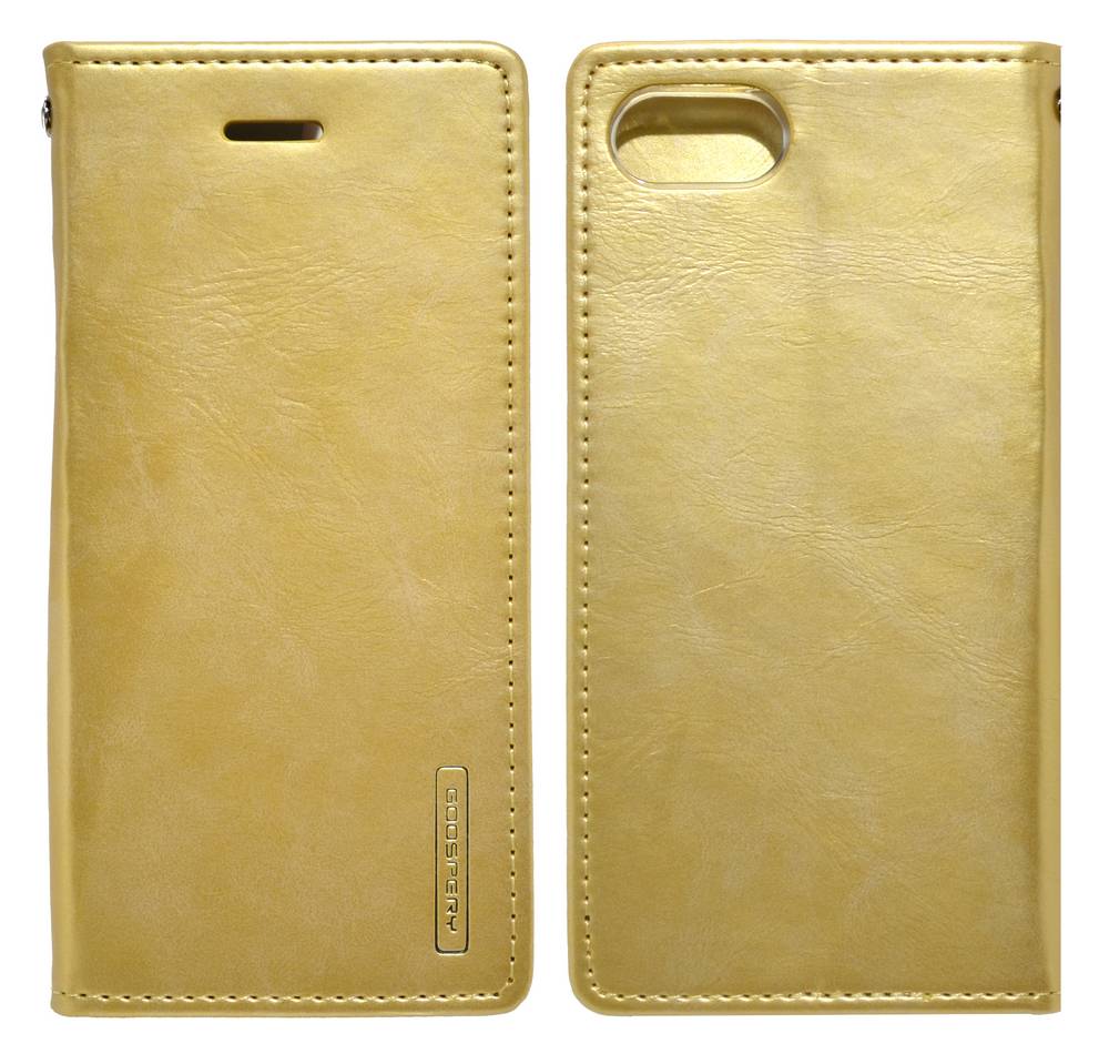 Θήκη Book Goospery Blue Moon Flip για Apple iPhone 7 Χρυσαφί by Mercury